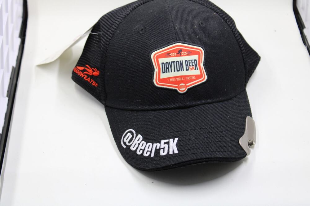 HeadSweats Dayton Beer 5K 2018 Hat - Trucker Cap Bottle Opener Mesh Snapback New